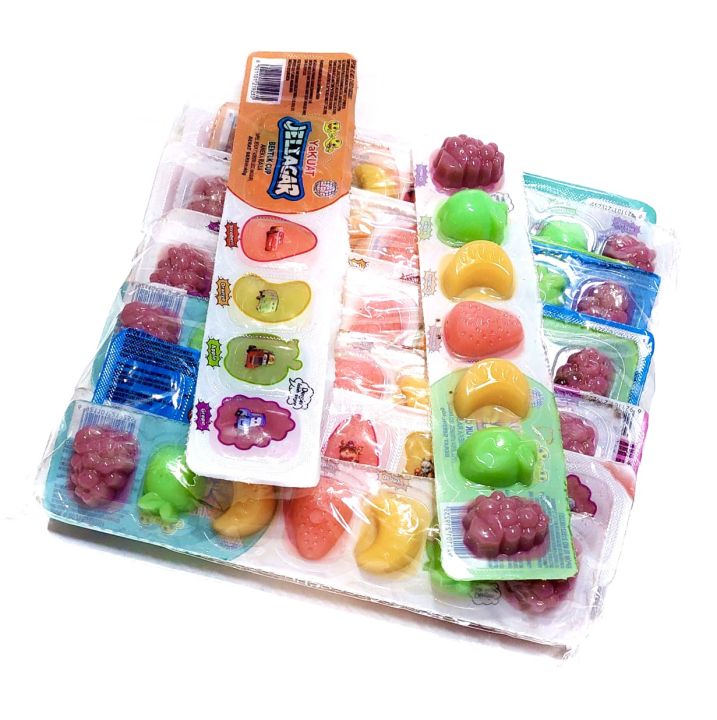 Jeli Agar” Yakuat Aneka Rasa / Jelly Pudding Cup ( 1 pak isi 20 pcs x 40g )