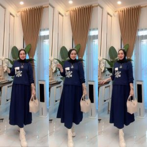 MIDI dress Nabil lipat