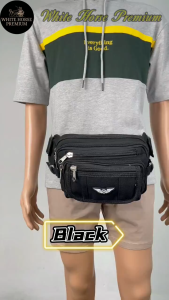 Big Canvas Bag Pouch Bag XL Large Waist Bag Travel Casual Chest Bag Kain Bag Beg Pinggang Lelaki