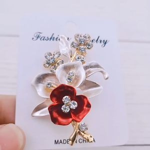 [HCM]CÀI ÁO HOA HỒNG PHẤN ĐỎ NỮ TÍNH  DỊU DÀNG CAHOAHONGDAIDO07