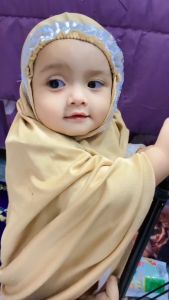 Mukena Anak Perempuan Belajar Sholat & Ngaji Terbaru Viral Melia Renda Usia 1-5 Tahun Free TasAmplop