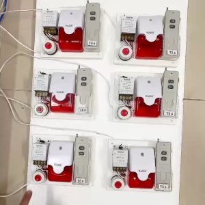 2 Bộ báo động HỘ LIÊN GIA không dây thông minh-MH2L-remote lớn