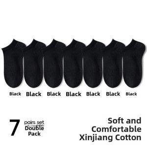 Miiow | Antibacterial Breathable Hollow Out Womens Socks Cotton 78.9% Nylon 17.1% Spandex 4% Moisture Wicking Short Cotton Socks