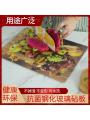 Tempered Glass Chopping Board Antibacterial and Mildewproof Small Classification Chopping Board Fruit Base Board Cutting Board Kitchen For Home Cutting Board Chopping Board. 