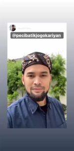 Peralatan Sholat Fashion: Peci Batik Motif Poleng Sogan Costum Kopiah Sorban Kupluk