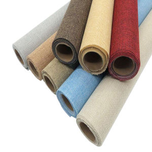 Self Adhesive Linen Fabric For DIY Handmade Crafts Gift Packaging Jewelry Drawer Liner Bag Wall Home Renovation Decorative Cloth