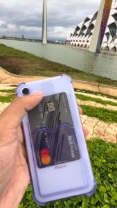 Case Soft Silikon & Crystal Slot Card Samsung Galaxy