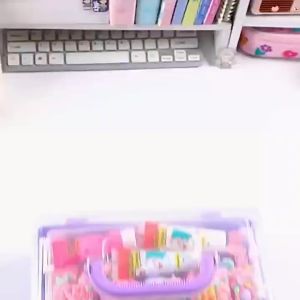 【Ready Stock】825PCS DIY Gantungan Kunci Akrilik Set Mainan Cream  Set DIY  Set Stiker Kartu Kotak Cream Gum  Kartun Mainan Anak Perempuan Hadiah Ulang Tahun