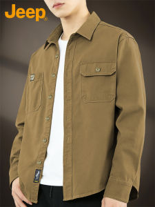 Jeep | Vintage Style Mens Cotton Shirt