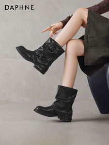 Daphne | Giày Boots Đen