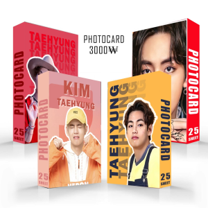 APPLE GOLD PHOTOCARD MEMBER BTS TAEHYUNG PREMIUM GLOSSY