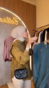 ANDINI BLOUSE POLOS SHAKILA KEMEJA ATASAN WANITA KEKINIAN