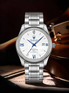 LIBIS | Automatic Night-Light Water-Resistant Steel-Band Trendy Men Watch