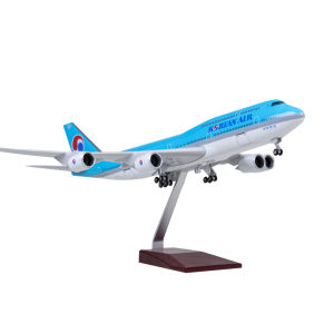 47cm Korean Airline B747 Planes Model 1:150 Scale Resin Diecast Aircraft Model Airplane toy planes for kids Collected Gift By