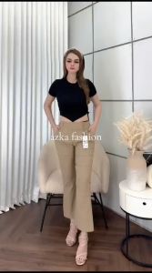 Elizabeth Cutbray Celana Cutbray Bahan Melar Elastis Celana Kerja Wanita