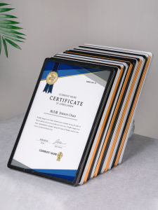 Acrylic Advertising Poster Frame Magnetic Wall Mounted A3 Indoor A4 Wall Display Board Metal Alloy Material Minimalist Modern Style