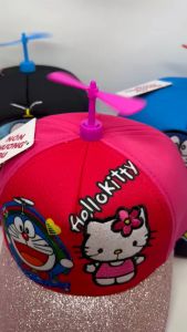 Mũ nón kết mèo kitty - mickey kết kim tuyến cho bé gái 4 - 8 tuổi