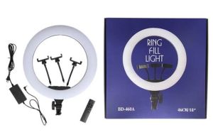 RING LIGHT JUMBO 46CM 18INCH SUPER TERANG + TRIPOD BESI TEBAL SUPER KOKOH
