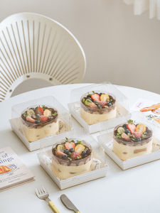 Transparent Cake Packaging Box 4inch-5inch