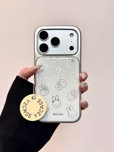 CANYU | Cute Ins Style Simple MiFu Rabbit Portrait Protective Phone Case for Models