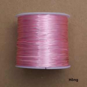 1 Cuộn Dây Thun Nylon 0.6mm Dây Tròn Pha Lê Đàn Hồi Dây Cao Su Làm Đồ Trang Sức - 10 Màu Mỗi Màu 60m Tổng Cộng 6000 Chiếc