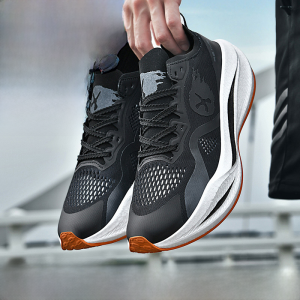 Professional Marathon Running Shoes Summer Men Breathable Mesh Surface Shoes Male Ultralight Shock-Absorbing Wear-Resistant Sneaker Training Shoes