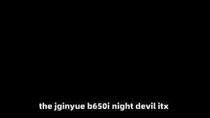 JGINYUE AM5 Bo Mạch Chủ Dành Cho AMD Ryzen 7000 Series CPU DDR5 Hỗ Trợ RAM Kênh Đôi ITX B650i Night Devil Máy Tính Để Bàn Chơi Game