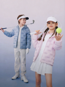 BOSIDENG | 4-Proof Premium Goose Down Kids Hooded Warm Short Jacket