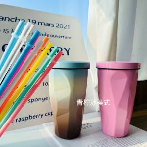 Chất Liệu Nhựa Dùng Nhiều Lần Nhiều Màu Sắc Ống Hút Thay Thế Ống Hút Nhựa 23cm Đồ Dùng Ăn Uống Bình Nước Đồ Dùng Gia Đình