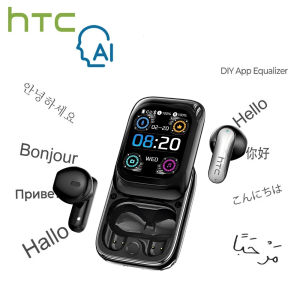 HTC Original Language Translate Bluetooth Earphones NE48 In Ear Noise Reduction Wireless Earbuds Touchscreen Mobile Phone