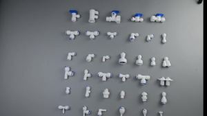 10PCS 1/4 Quick Fitting Straight Union Fast Connection I Shape Joint For Misting Sprayer Water System Quick Fittings