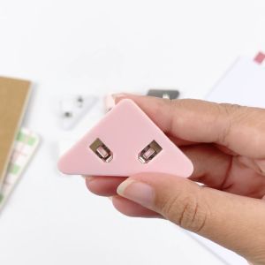SAMOYED CRCL-TR3 Klip / Penjepit / Jepitan Segitiga / Sudut Kertas / Triangle / Corner / Binder / Paper Clip
