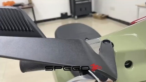 【V5 Upgrade!】Wind Wing Rotating Side Mirror V5 Alloy Stem Universal 14*8cm Wide View Stealth Mirror-Carbon/Black