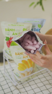 Bánh ăn dặm Mămmy vị trái cây giàu vitamin và chất xơ thiết kế chống hóc dạng que ngắn cho bé từ 6 tháng