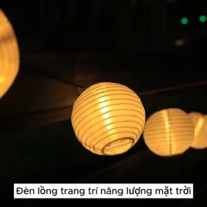 Đèn trang trí năng lượng mặt trời đèn lồng dây led tiết kiệm điện bóng siêu sáng chống thấm nước - DA3204