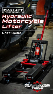 MAXLIFT HYDRAULIC MOTORCYCLE LIFTER 680KGS. ( LMT-680)