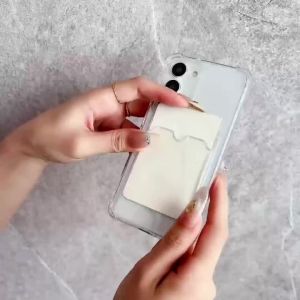 Ốp Điện Thoại TPU Trong Suốt Dành Cho Samsung Galaxy A Series - Có Thể Đựng Thẻ Sinh Viên Thẻ Ngân Hàng Thẻ VIP. Tương Thích Với A73 A72 A57 A56 A55 A54 A53 A52 A52s 4G 5G