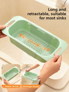 yerbaby | Extendable Kitchen Strainer Basket for Separating Food Waste and Tea Leaves