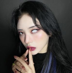 Crazy White Mesh Lens Cosplay Lens Halloween Color Contact Lens Crazy White Lens