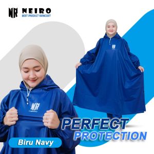 Jas hujan jumbo setelan ponco+ celana untuk pria dan wanita kualitas premium kuat elastis dan tahan lama by NEIRO