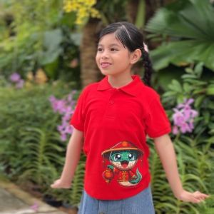 CNY 2025 Kids Polo T-Shirt 3-14 Years | The Perfect Blend of Style & Comfort | Fusiontex 13