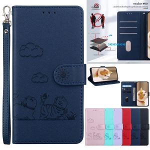 ซองหนังสําหรับSamsung Galaxy S21 S22 S23 S25 S24 Ultra S21 S22 S23 S24 S25 FE Plus S25 Edgeกระเป๋าสตางค์ฝาครอบ