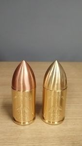 Lighters Galore - HUNTER B-ULLET (DOUBLE TORCH 3.79 INCHES HEIGHT BRONZE)