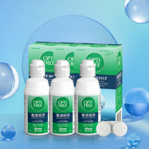 Alcon | Dung Dịch Ngâm Kính C áp Dưỡng Ẩm Tiện Lợi 90ml