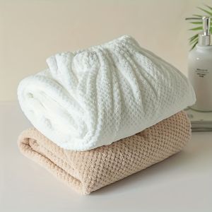 1/2Pcs Bath Wrap & Hair Towel Wrap Set - Microfiber Quick Dry Absorbent Soft Bath Skirt & Hair Turban for Women Home Shower Spa