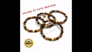 GELANG KOMBINASI 20 JENIS KAYU LANGKA KAYU BERTUAH NUSANTARA