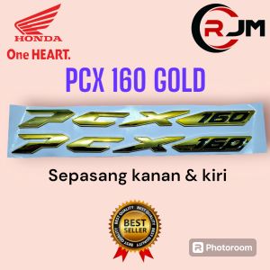 EMBLEM PCX 160 GOLD EMBLEM 3D PCX 160 EMBLEM BODY PCX 160 GOLD STIKER 3D BODY