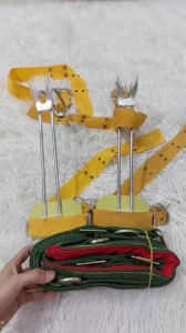 Guốc leo trèo cây bằng inox kèm đai bảo hộ guốc hỗ trợ leo trèo cây cau cây dừa...
