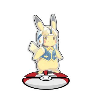 Keeppley | 15cm Recycled Acrylic Standees for Pokemon Blastoise Qikachu Chandelure Squirtle Desk Decoration Decorative Creativity Cute Gift