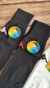 ถุงเท้ากีฬาเด็ก แบบยาว-ไม่มีกันลื่น (ไซส์ S) KAPPA รหัส GC-25A1